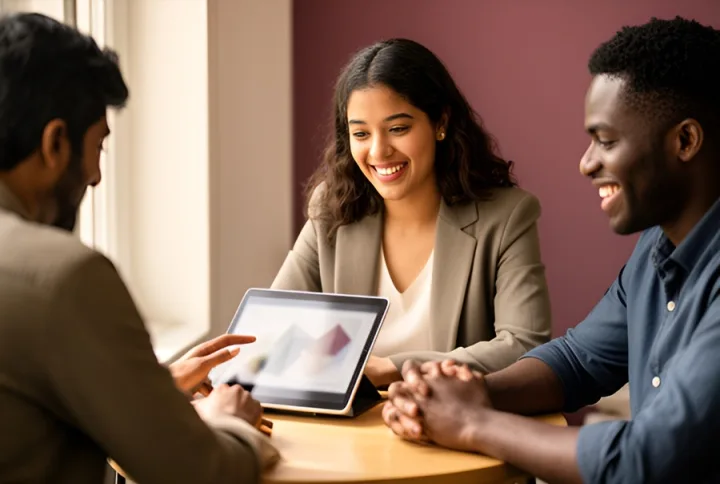 A learner exploring data with AI on a laptop
